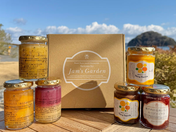 ジャムのギフトセット | プレミアムジャム旬の彩り6本セット(120g瓶