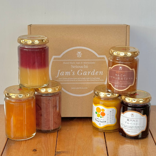 ジャムのギフトセット | プレミアムジャム旬の彩り6本セット(120g瓶